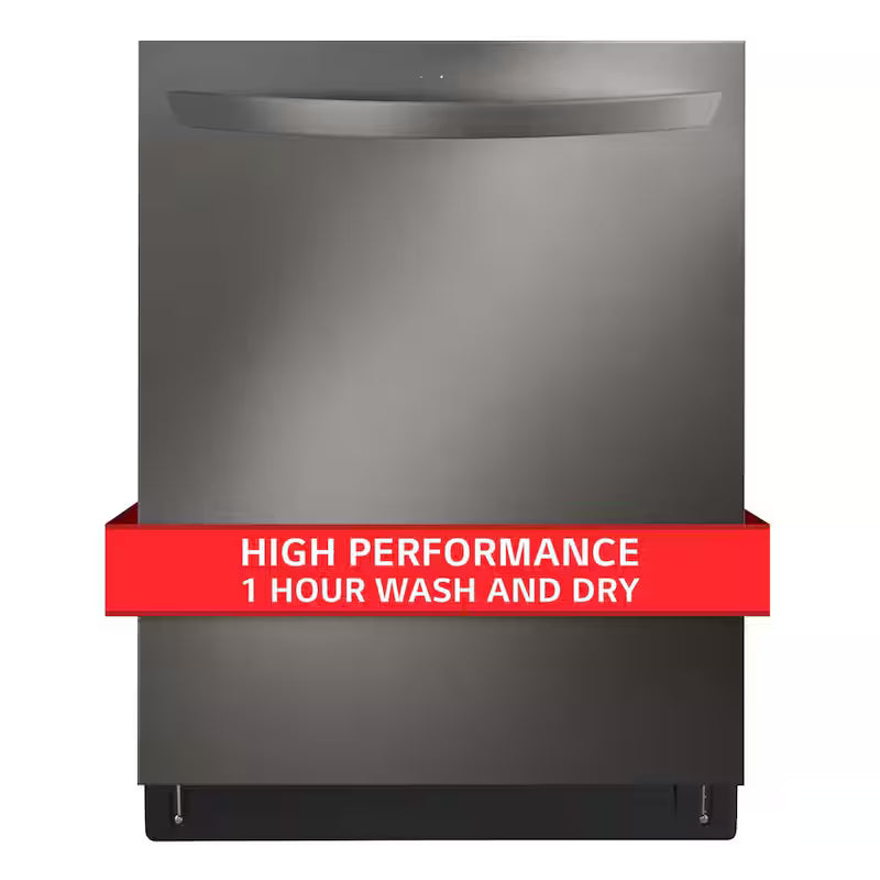 PrintProof Black Stainless Steel Smart Dishwasher J494