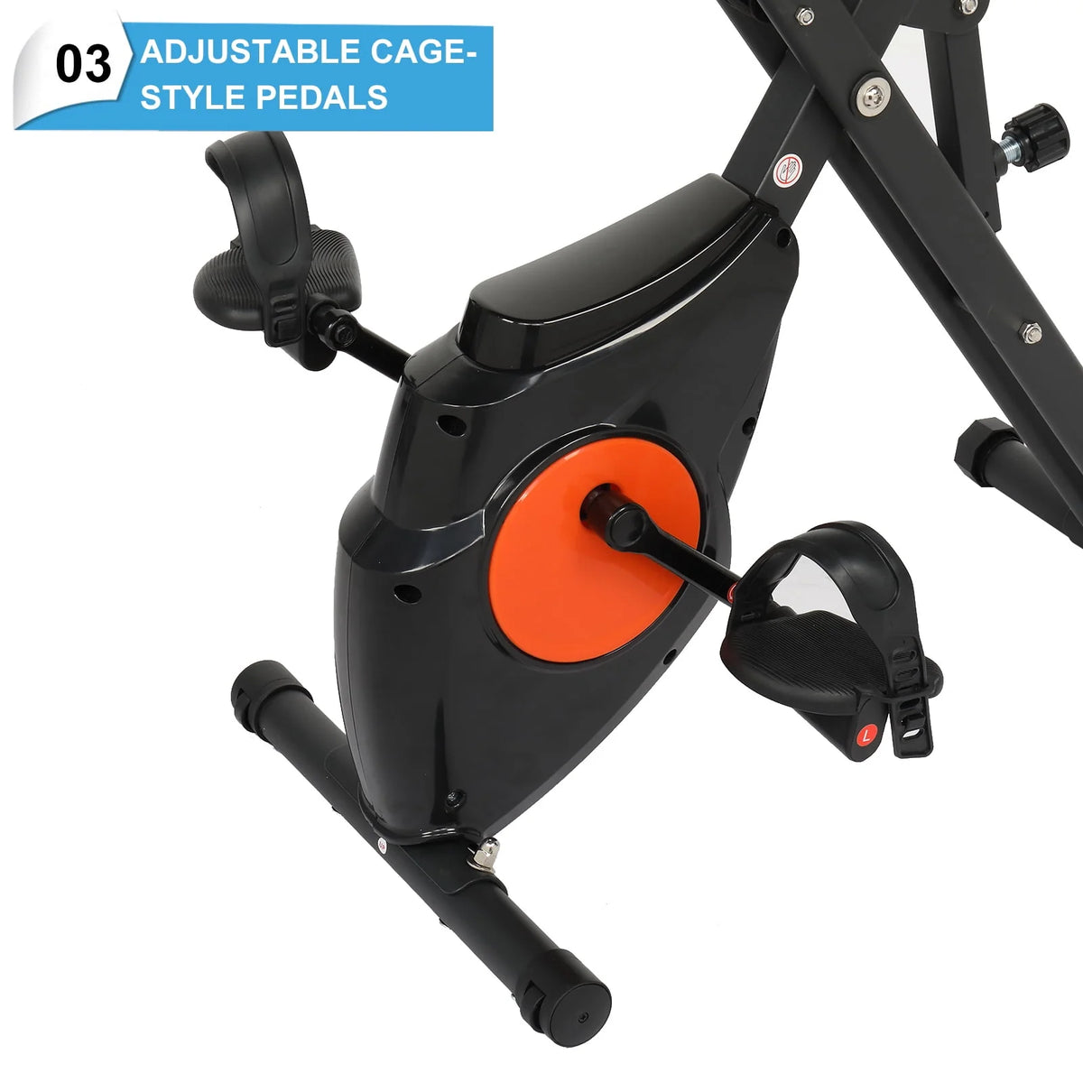 Folding Magnetic Exercise Upright Bike D456765