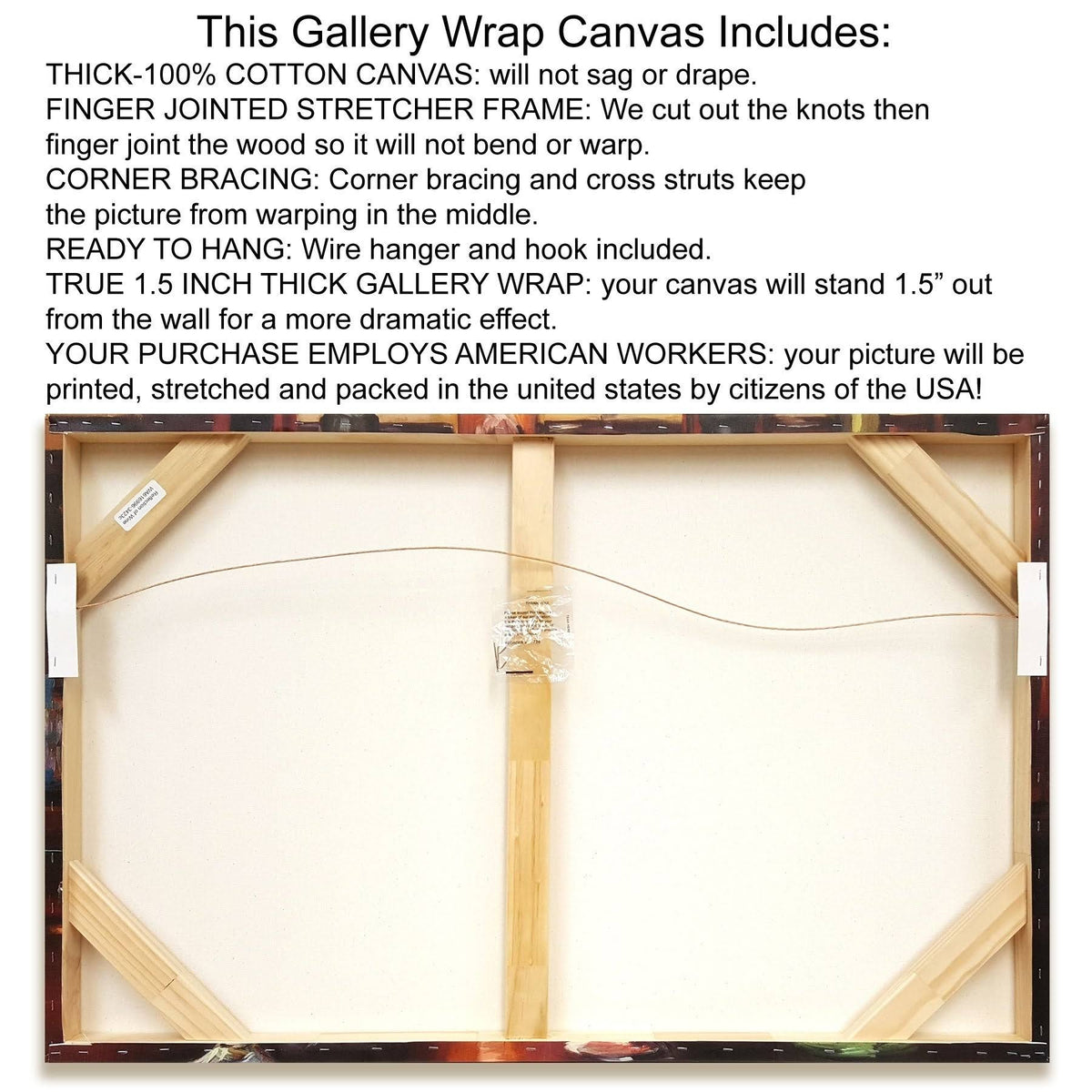Golden Birch II with Blue Sky Giclee on Gallery Wrap Canvas H265