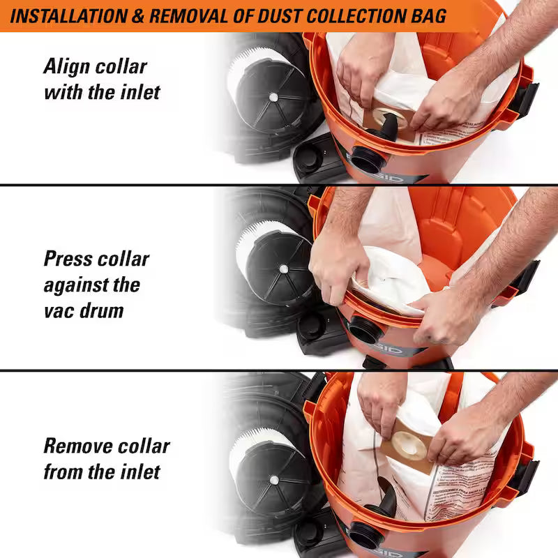 12 Gallon 5.0 Peak HP Wet/Dry Shop Vacuum with Accessories G84946