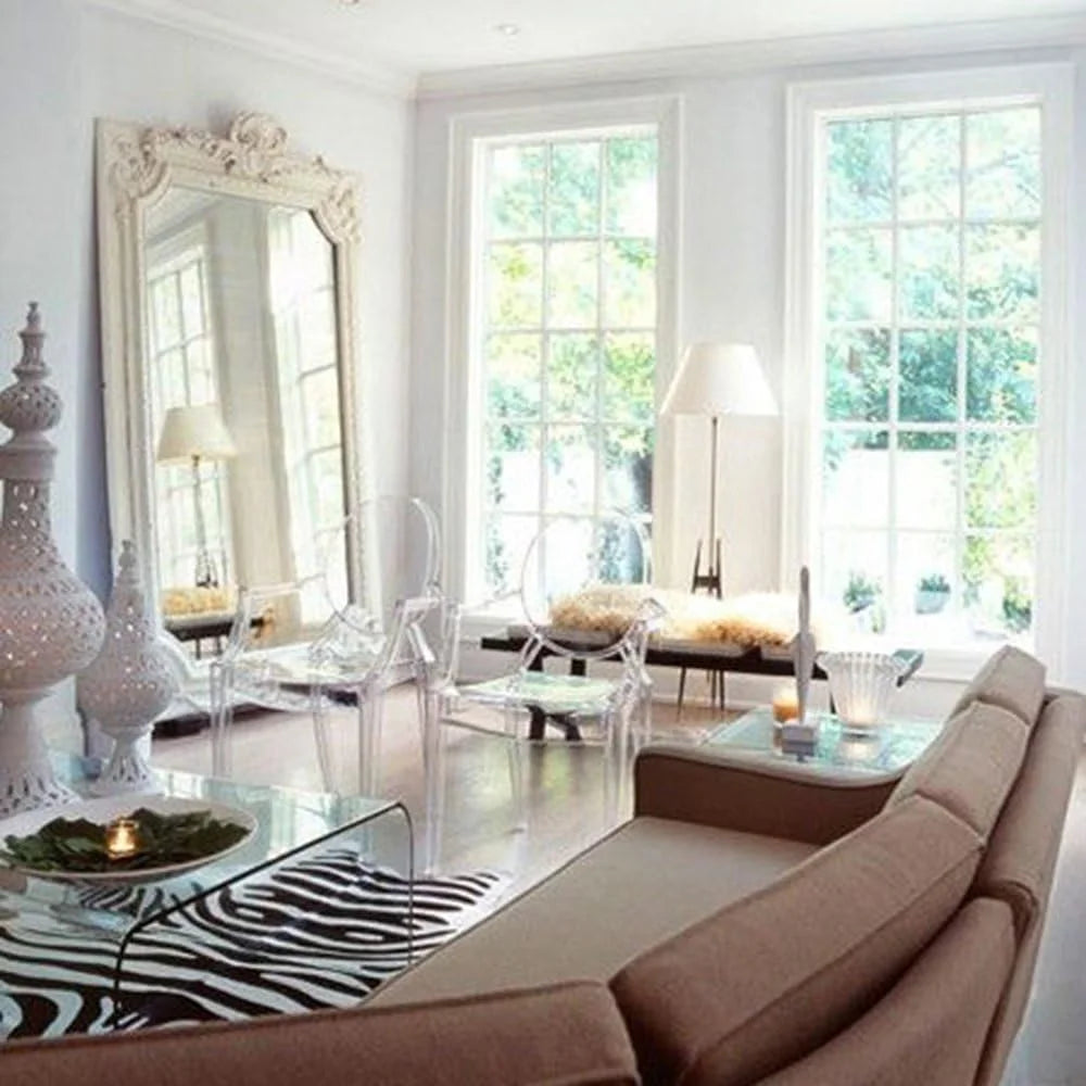 Set of Two Clear Armchair X447295