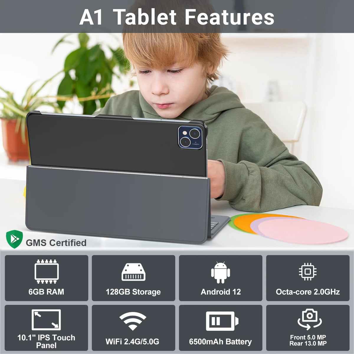 10" Android Tablet 128GB with Keyboard A366115