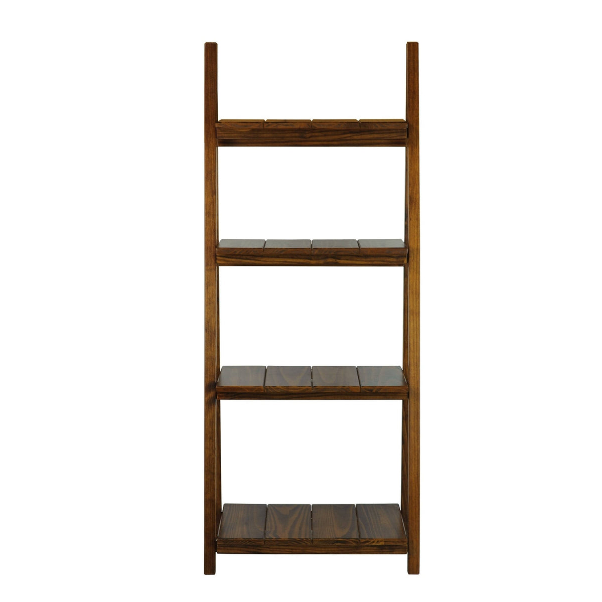 Black 4-Shelf Folding Bookcase L1910