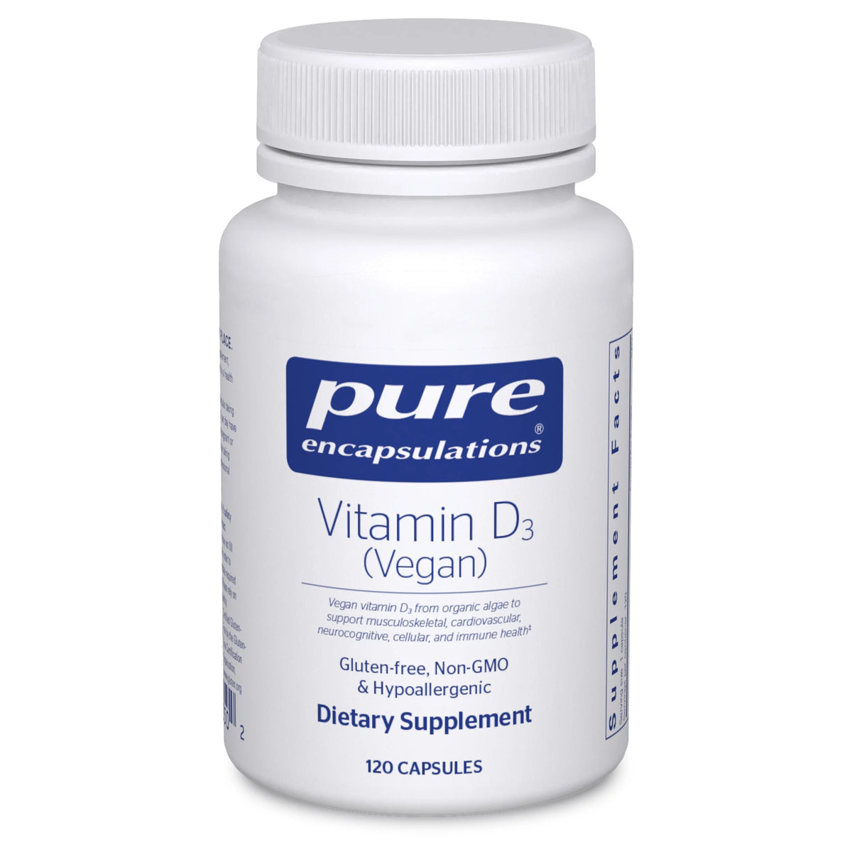 Vitamin D3 Vegan 120 Capsules P330