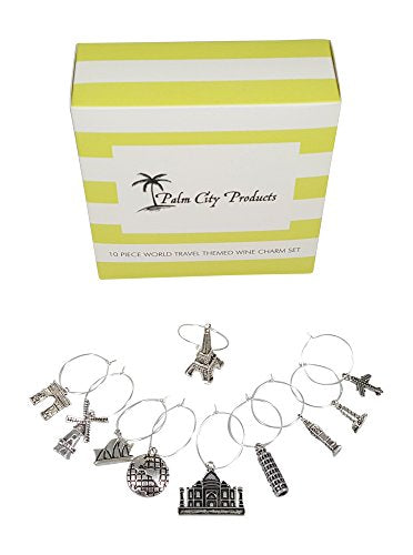 10 Piece Wine Charm Set T776
