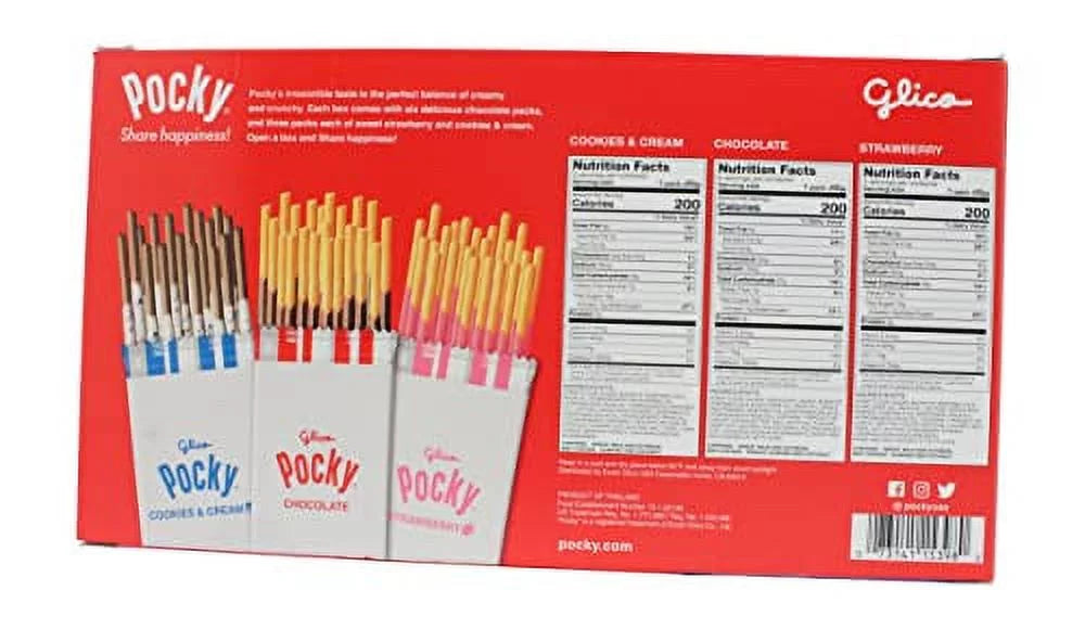 Chocolate Biscuit Sticks 3 Variety Pack 12 Count A8402