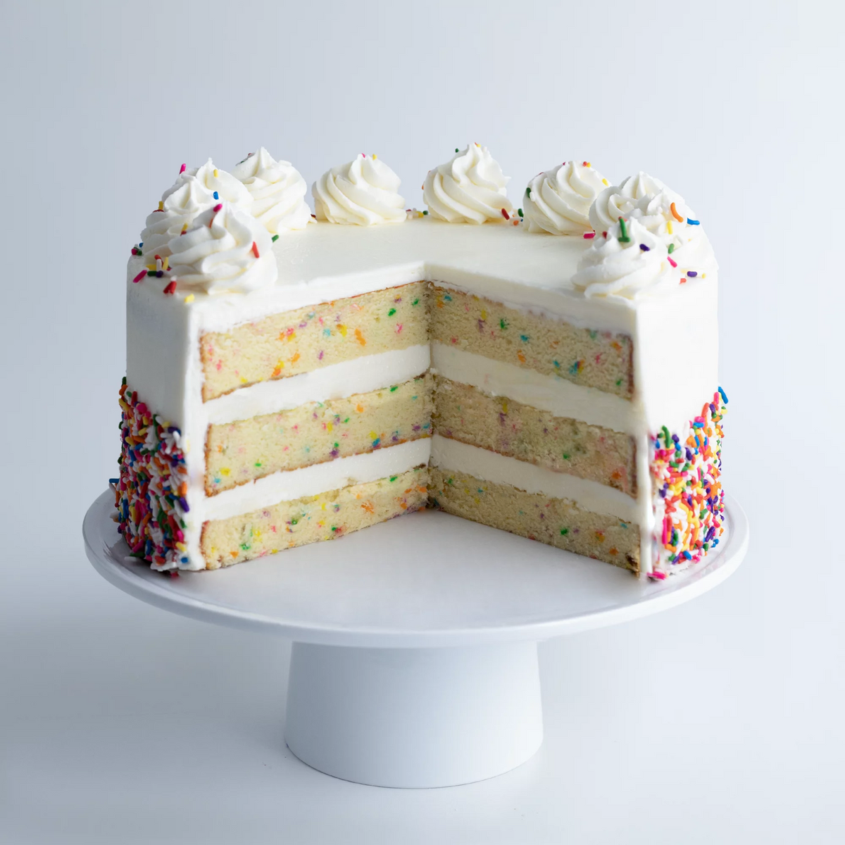 Vanilla Confetti Cake, Large 10” Size N380827