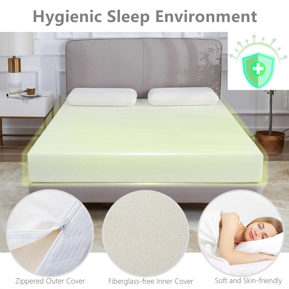 Twin Size 6 Memory Foam Mattress O8242