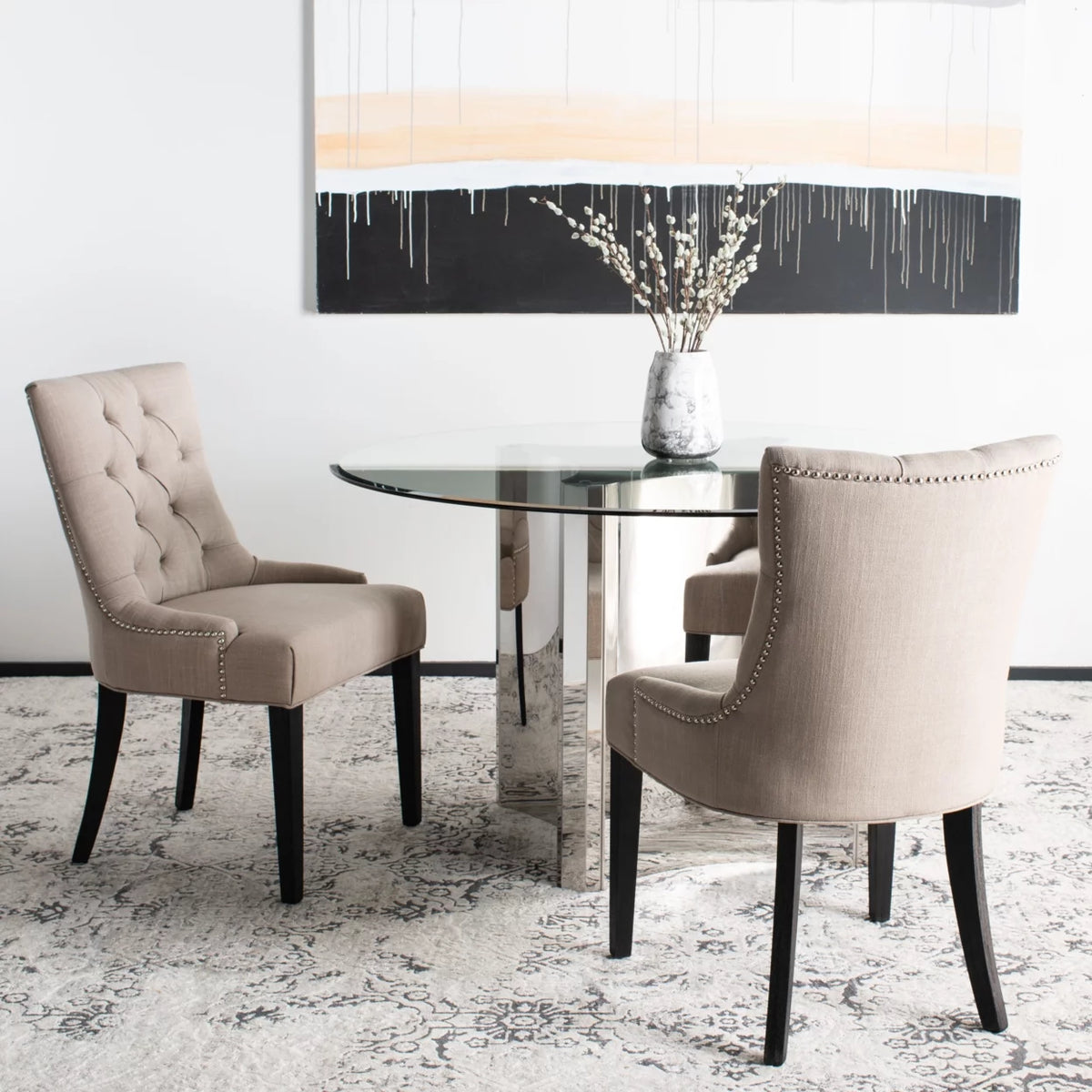 Set of 2 Tufted Side Chair E579671