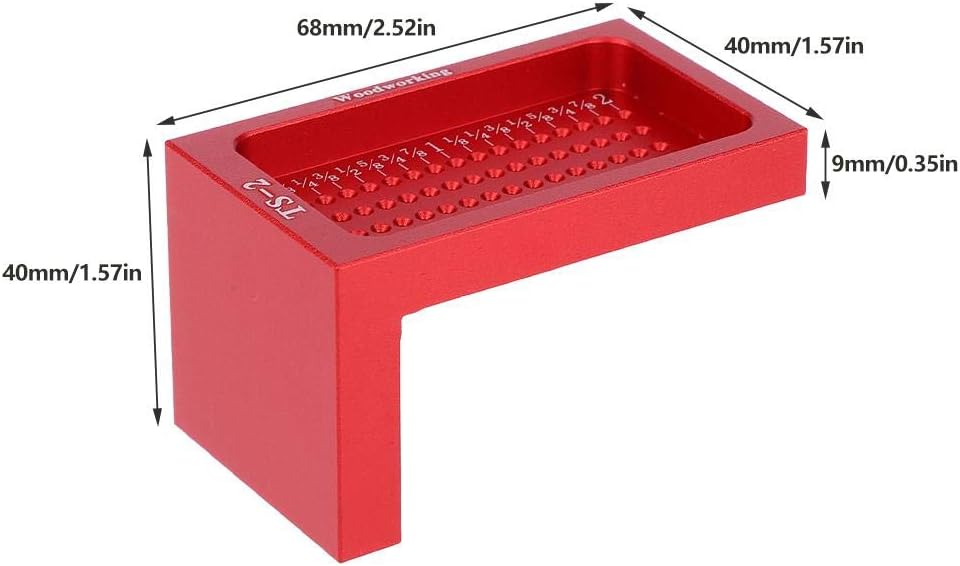 Woodworking Cross Calibration Ruler, T Type Scribing Marking Gauge, Pack of 2 G32182