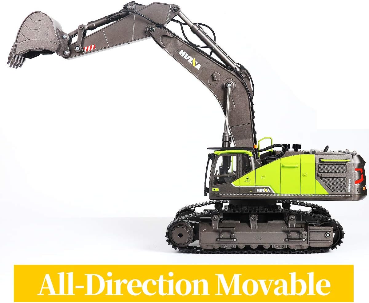 RC Excavator Toy with LED Light Sounds D627