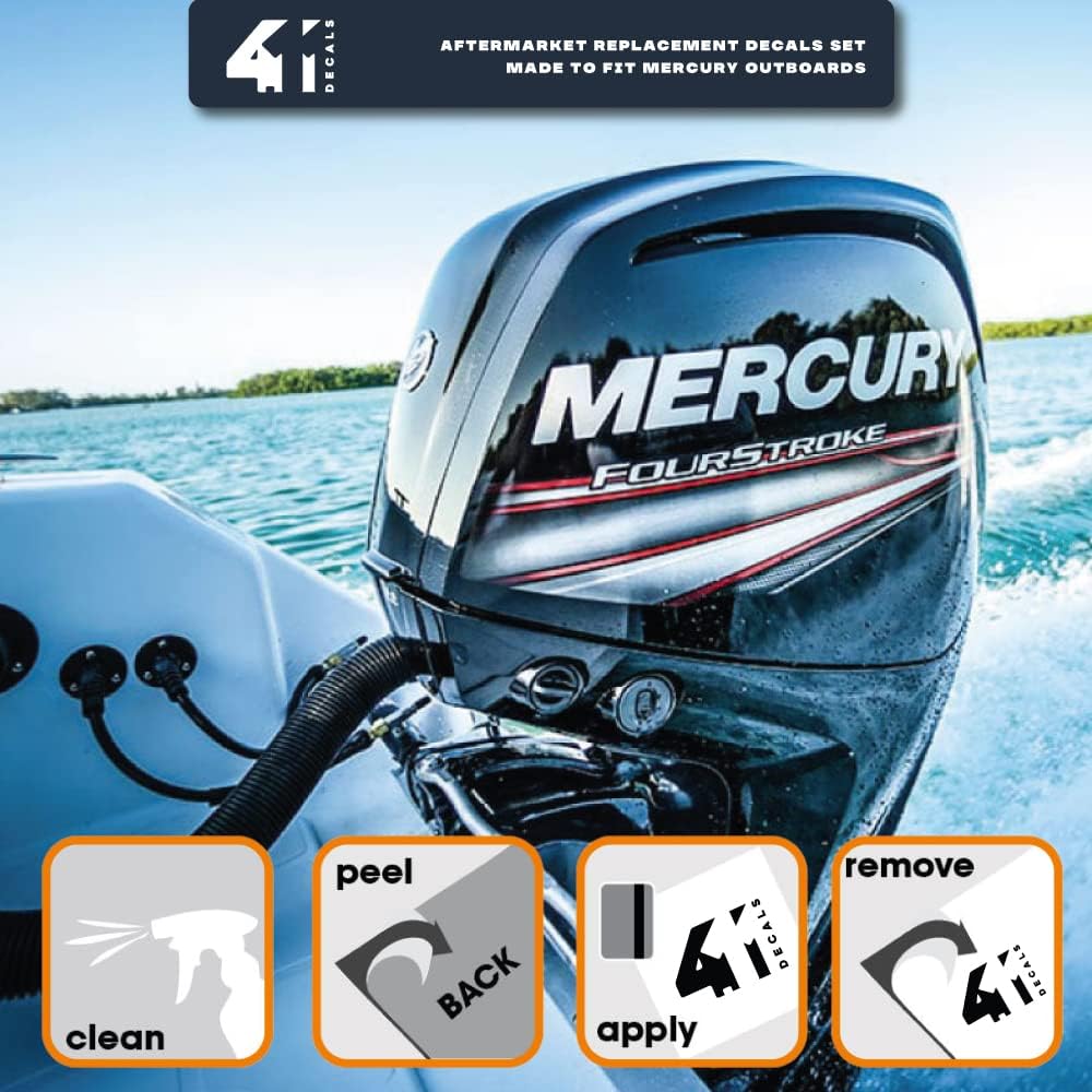 2005-2007 Outboard Replacement Decal Set R96210