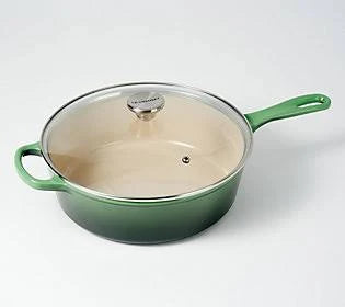 3.75-qt Cast Iron Cassadou with Glass Lid H4629