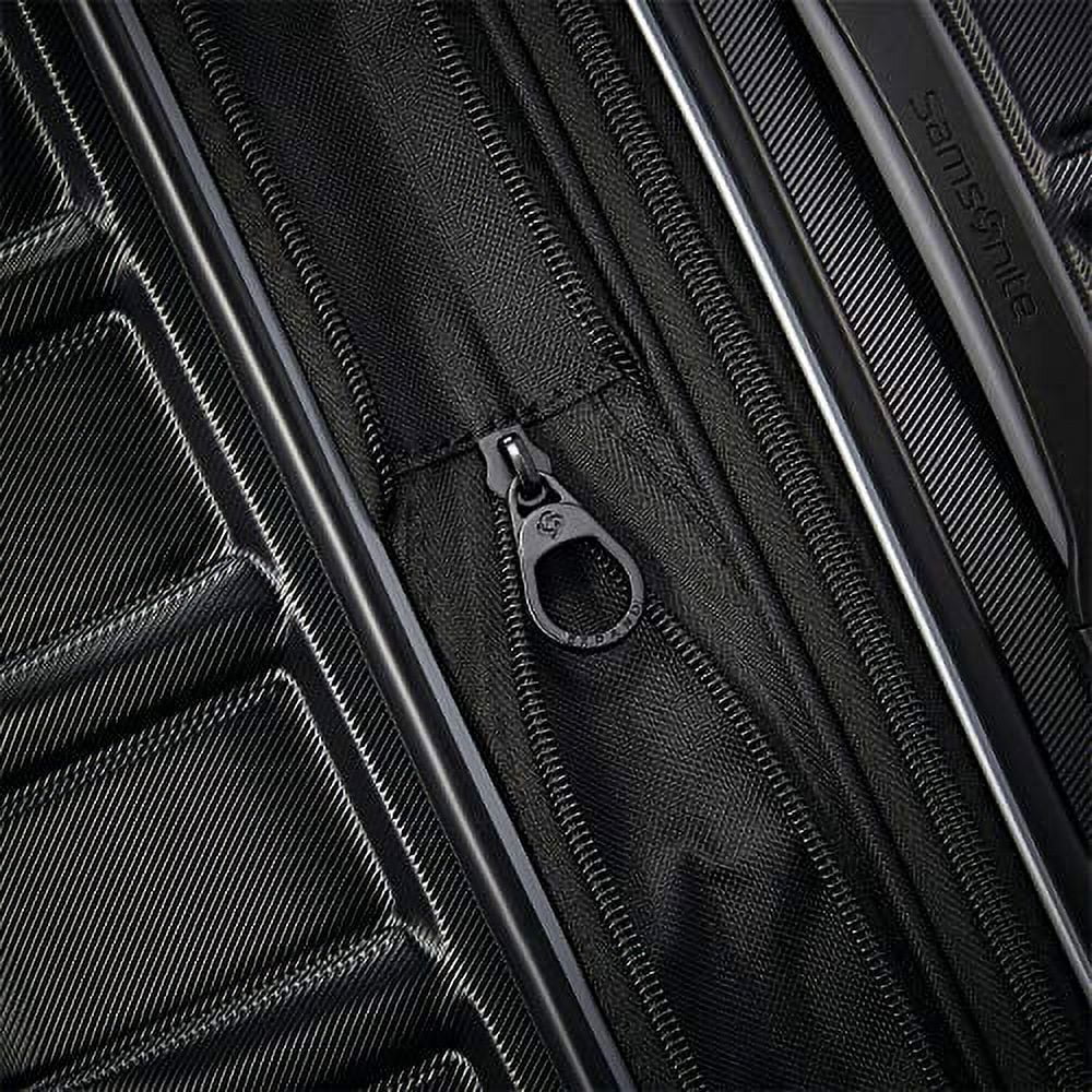 Midnight Black 3-Piece Hardside Expandable Luggage Set with Spinner Wheels L41334