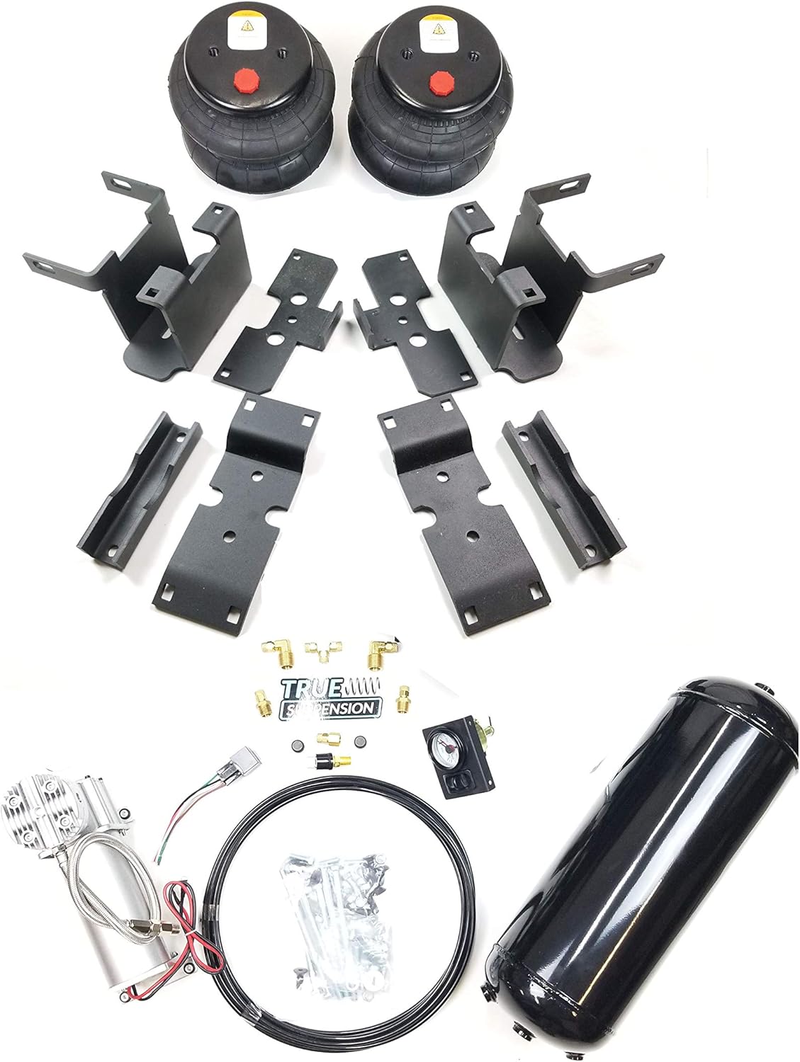 Towing Assist Helper Air Ride Suspension Complete Kit with Reserve Tank Kit S94479