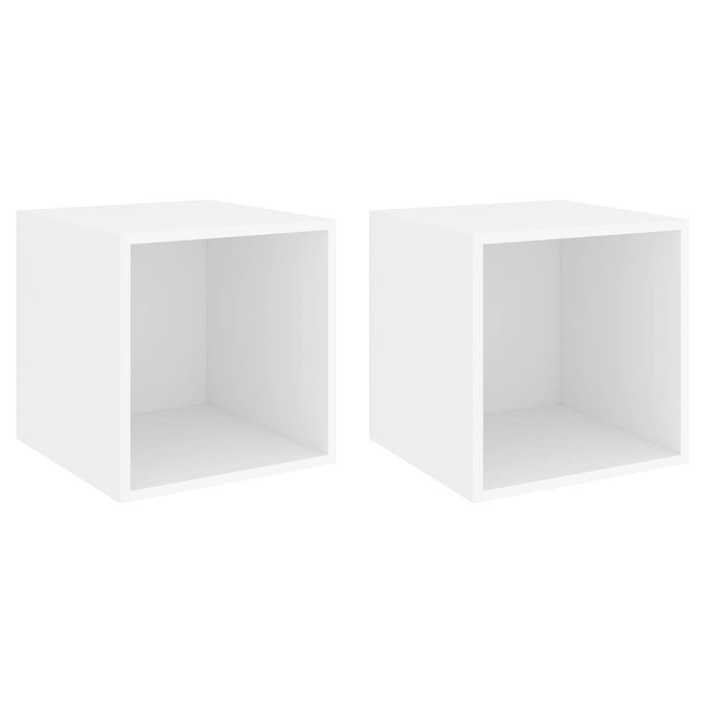 White and Sonoma Oak Wall Cabinet S278
