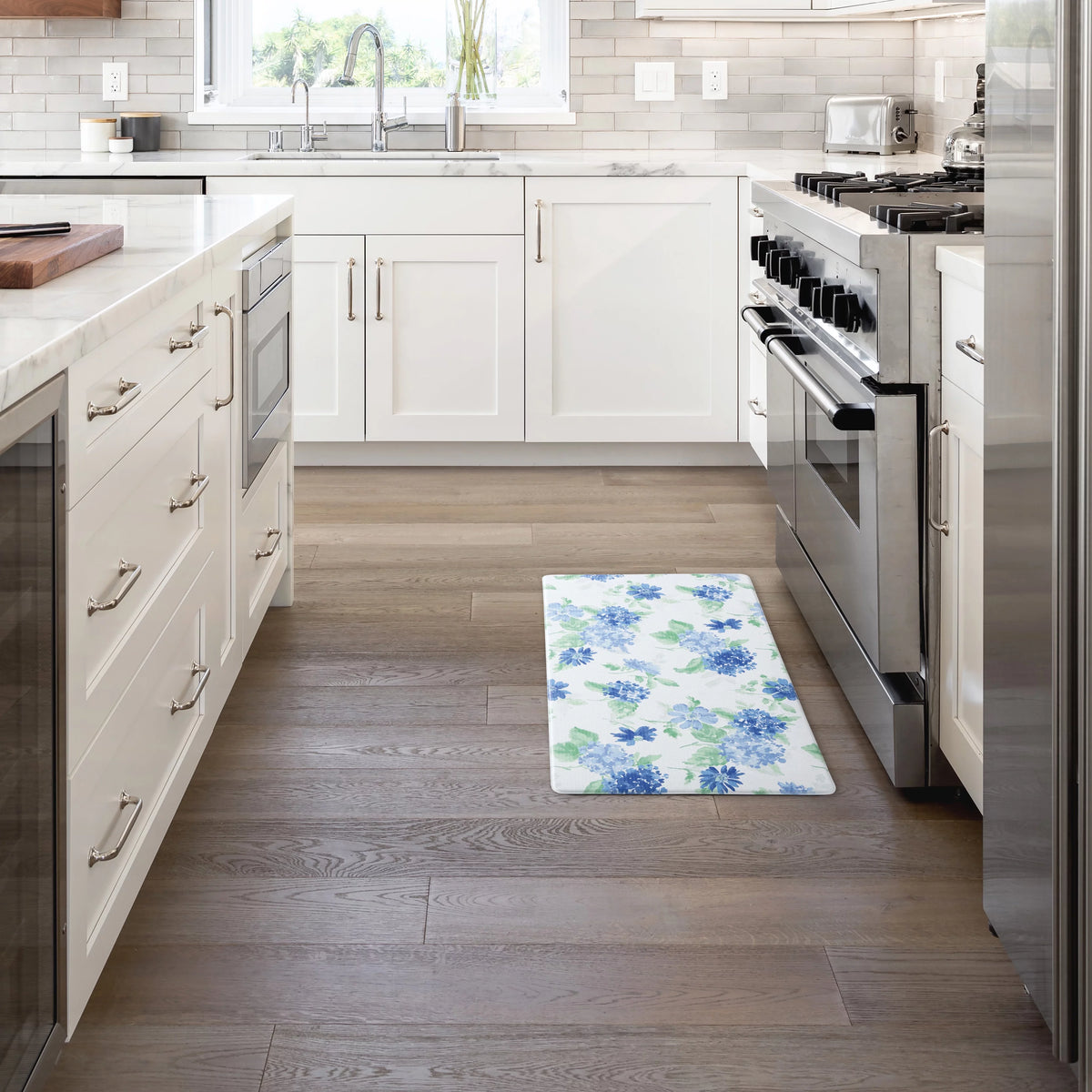 Blue/Purple 20"x39" Water Resistant Kitchen Mat M830582