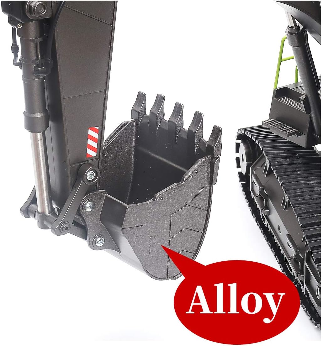 RC Excavator Toy with LED Light Sounds D627