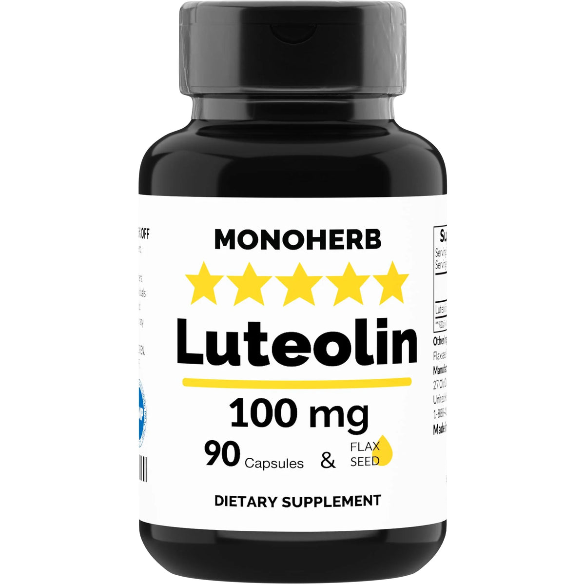 Luteolin 100 mg 90 Vegetarian Capsules J740