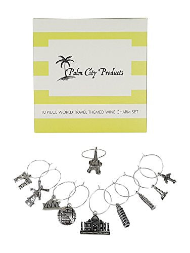 10 Piece Wine Charm Set T776