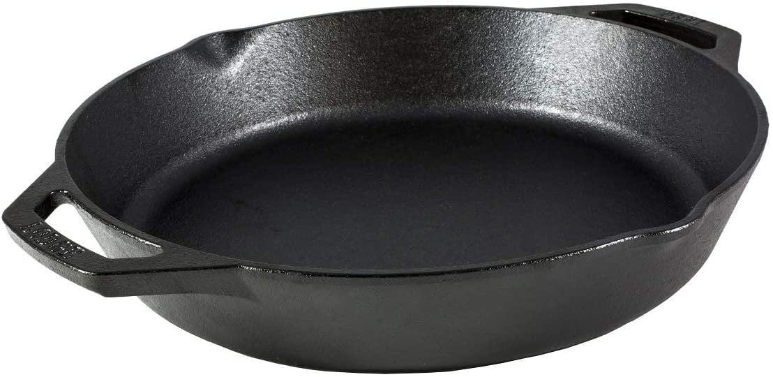 Cast Iron Dual Handle Pan 12 inch Black S243