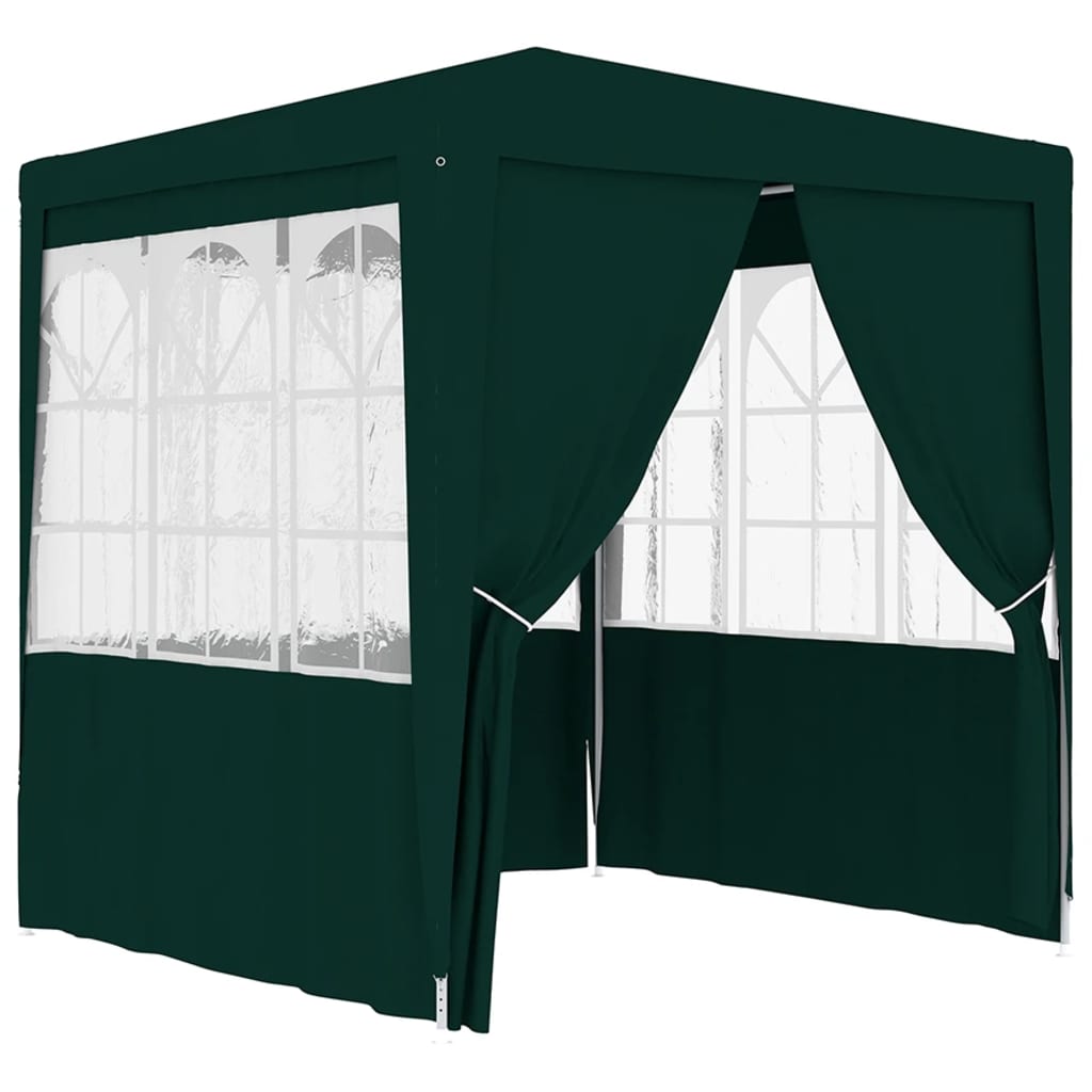 Party Tent with Side Walls 6.6'x6.6' Green X98917