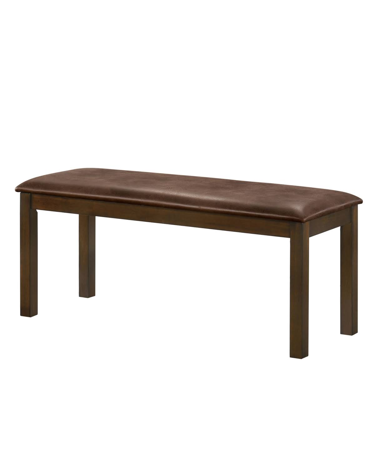 Padded Dining Bench Walnut Brown Y690