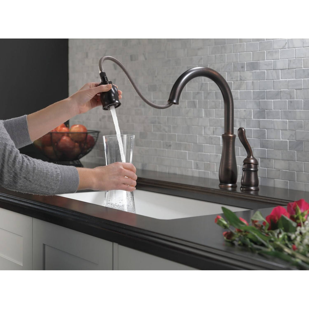 Arctic Stainless Pull-Down Kitchen Faucet W133