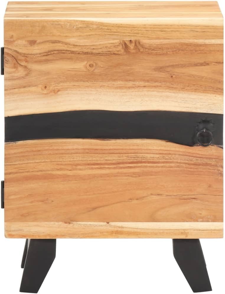 Solid Acacia Wood Corner Cabinet 15.7"x11.8"x20.1" V736