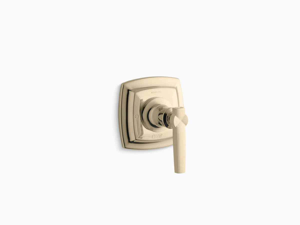 Vibrant French Gold Valve Trim with Lever Handle T9247