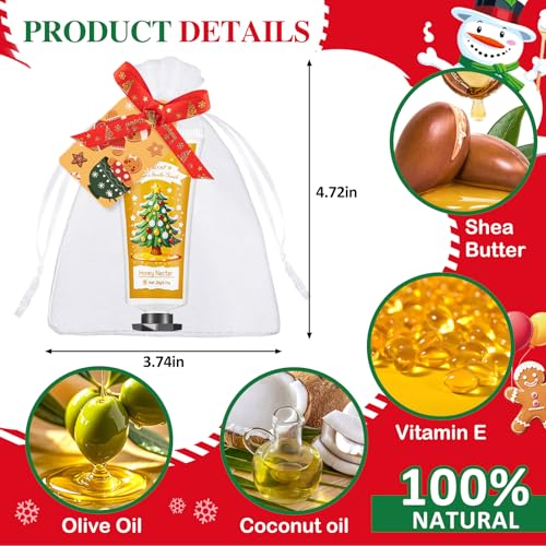 Hand Cream and Lip Balm Set with Thank You Card Organza Bags K724196