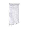White Cordless Vinyl Mini Blind 27x22 W x 96 L M34721