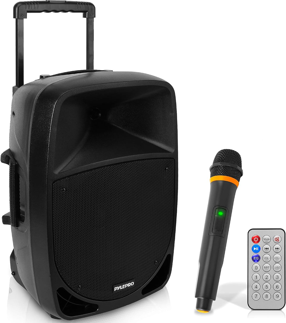 1200W Portable Bluetooth PA Speaker with UHF Wireless Microphone U69959