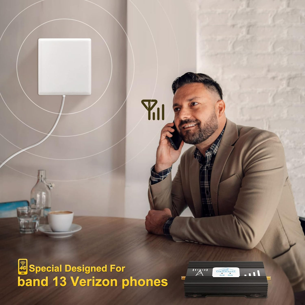 Cell Phone Signal Booster 5G 4G LTE Band 13 700Mhz for Home 4,000sqft P26029