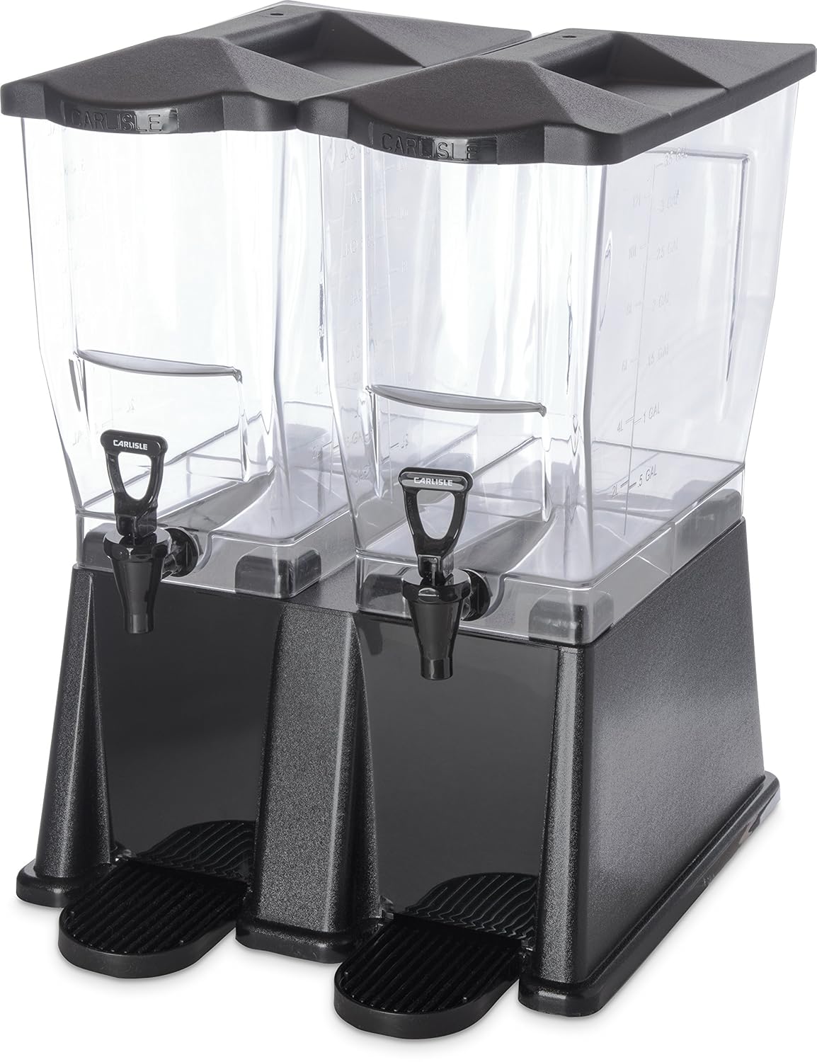 Twin Beverage Dispenser, 6 gal. Capacity, Black N344267