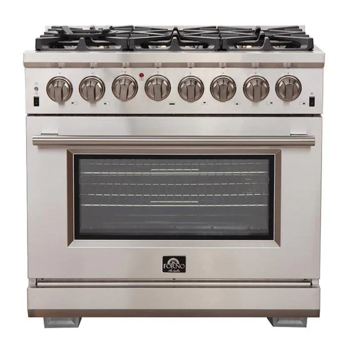 36" Stainless Steel Gas Burner Electric Oven M434