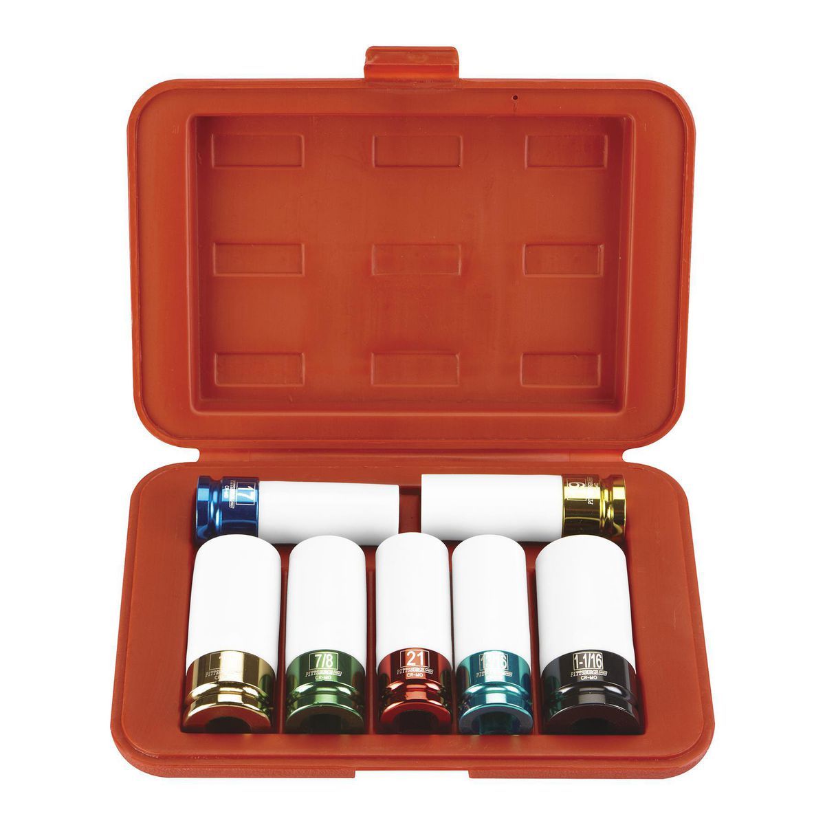 1/2 in. Drive SAE and Metric Lug Nut Impact Sockets, 7-Piece Z56885