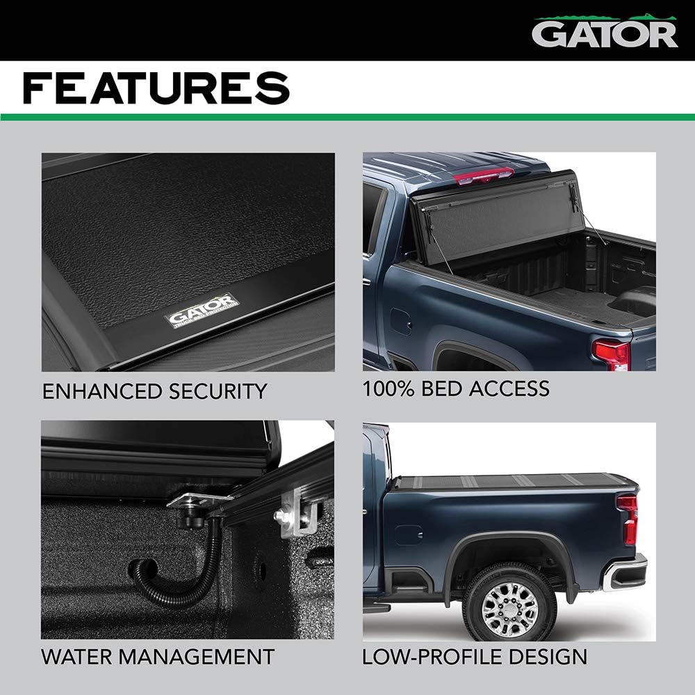 Hard Quad-Fold Truck Bed Tonneau Cover O354999