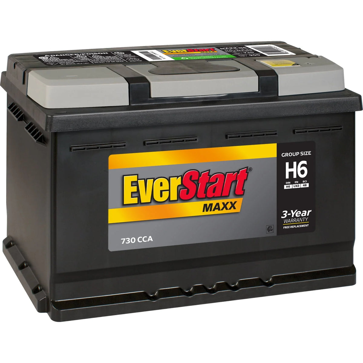 Lead Acid Automotive Battery Group Size H6 12 Volt 730 CCA A29833