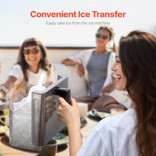 Countertop Ice Maker with Ice Scoop and Basket O645469