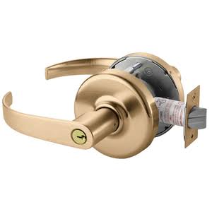 Cylindrical Lock Satin Bronze Clear Coated Z348