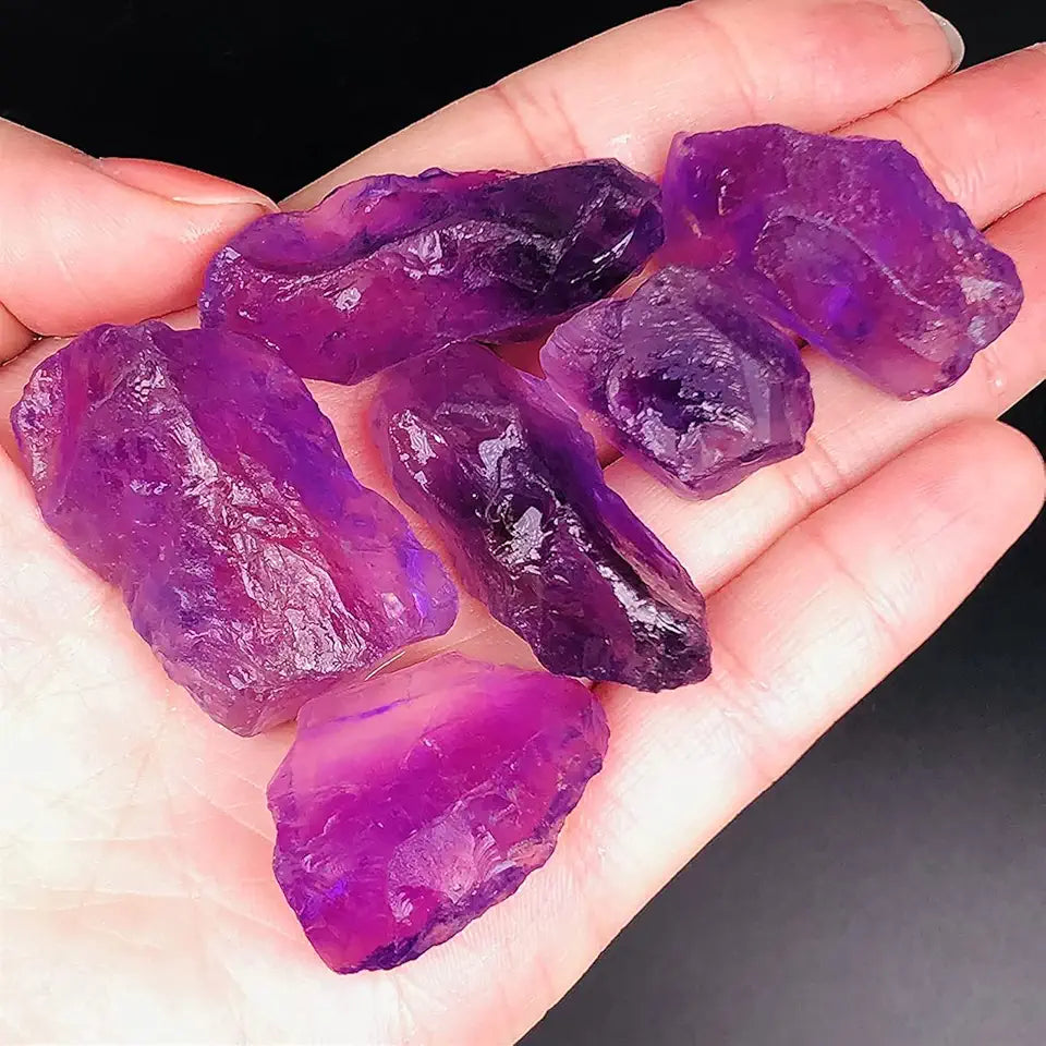 Natural Amethyst Tumbled Chips Crushed Stone 50g N84027
