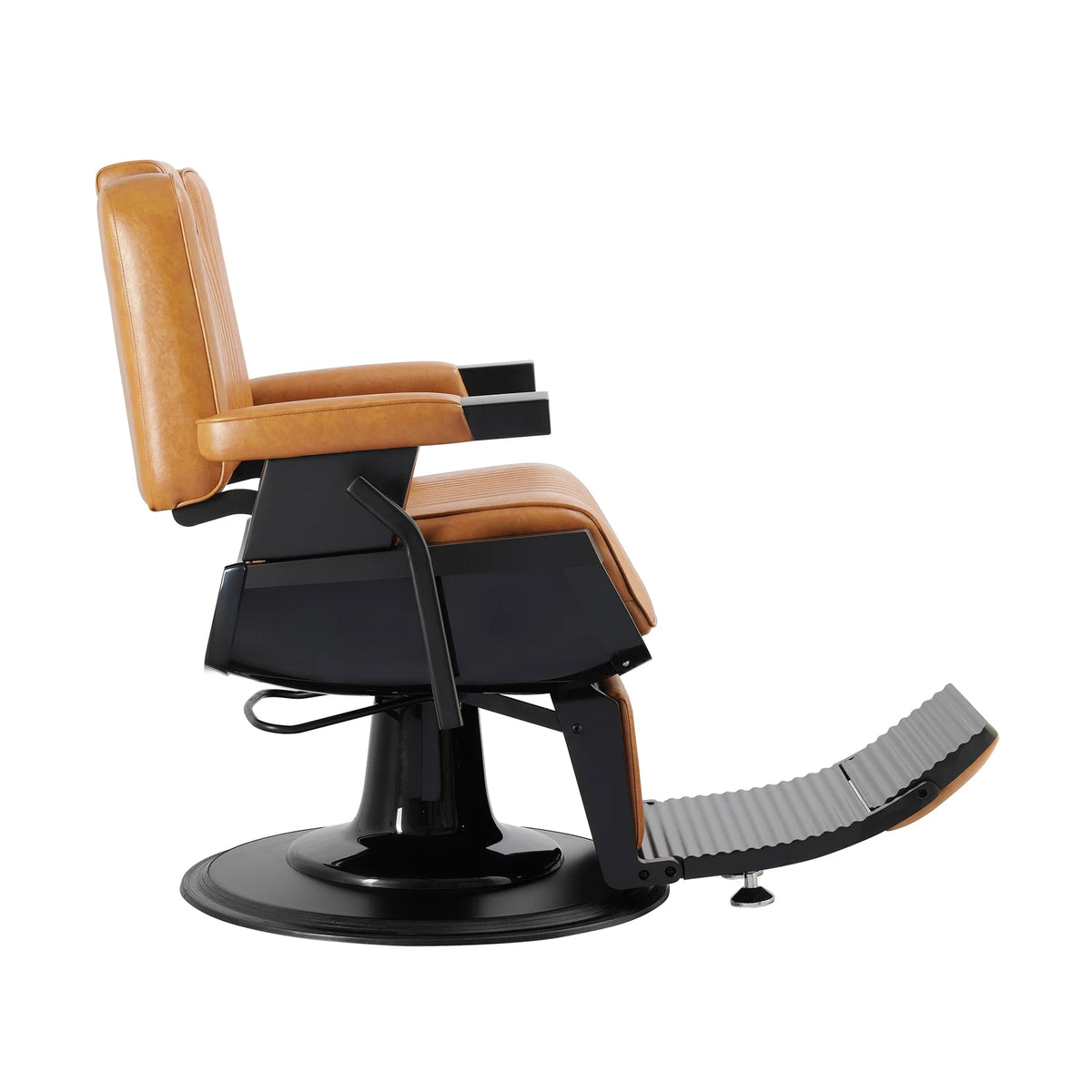 Black Leather Reclining Barber Chair X247