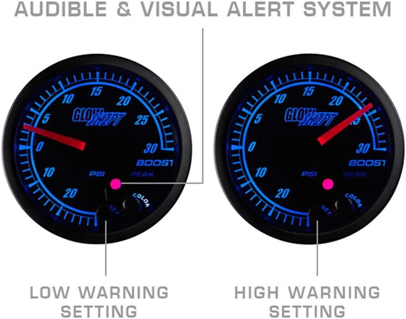 Black Dial Tinted Lens 2-1/16 52mm Air/Fuel Ratio Gauge N6123