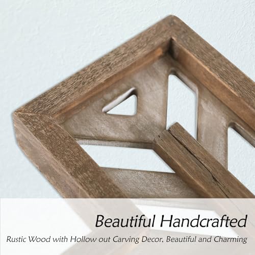 12 Inch Handmade Rustic Wooden Wall Cross G471