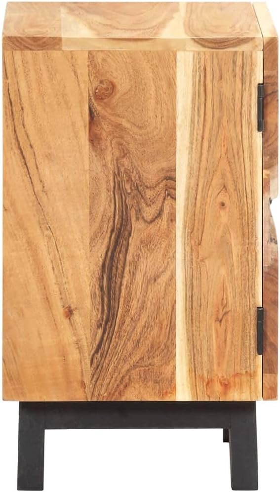Solid Acacia Wood Corner Cabinet 15.7"x11.8"x20.1" V736