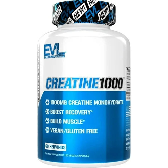 Creatine Monohydrate 1000mg Capsules 120ct J96910