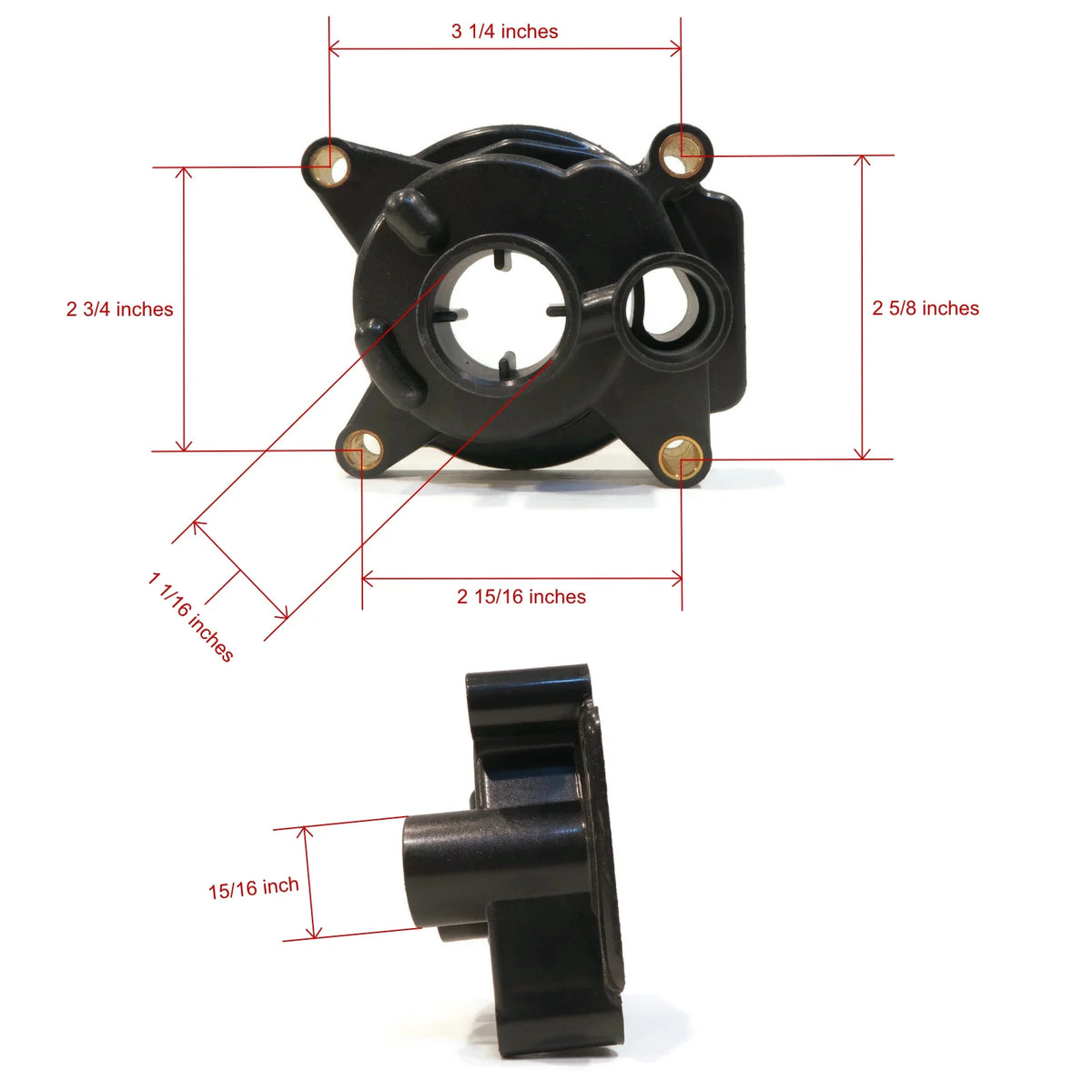 Water Pump Impeller Kit for 60 HP Outboard Boat H217394