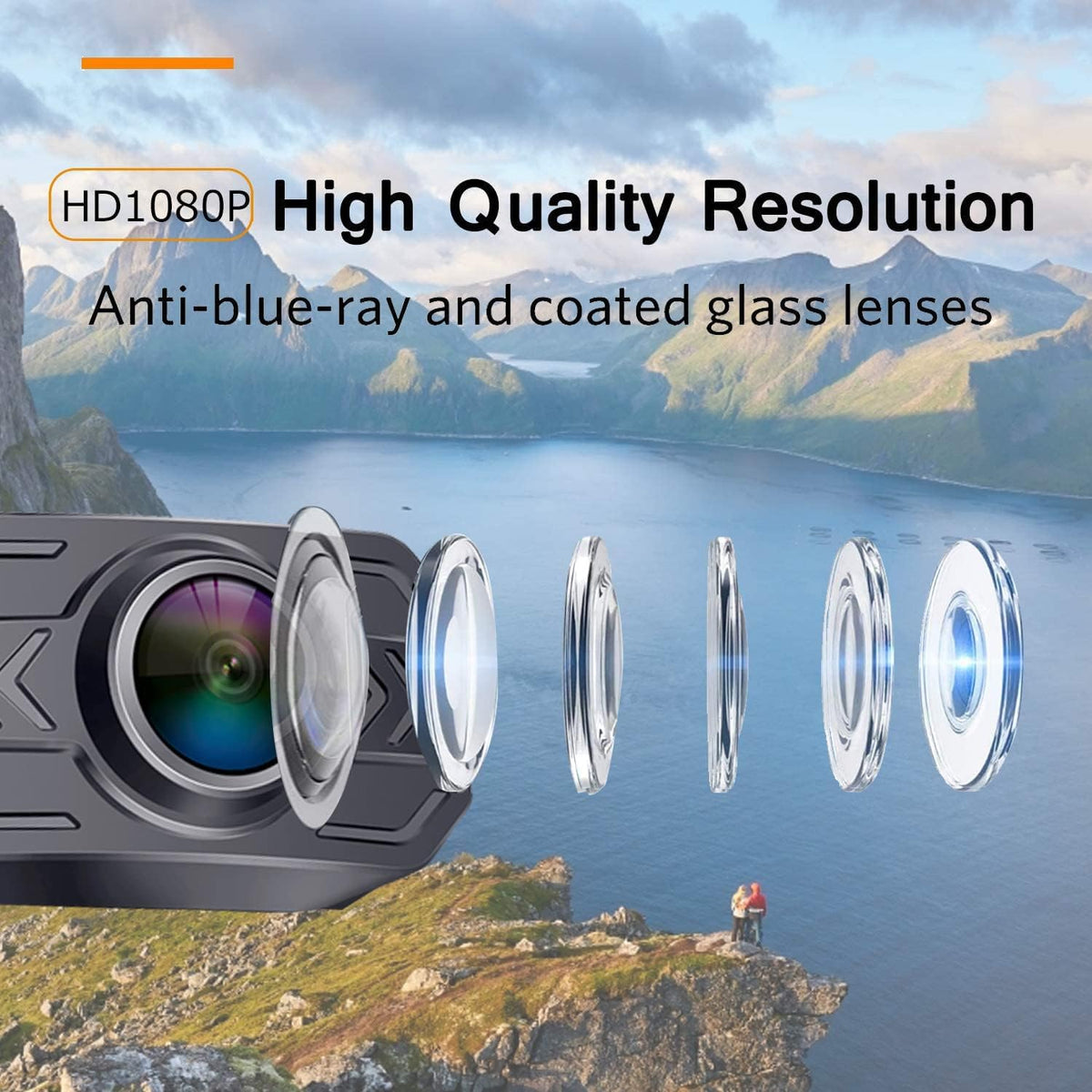 Wireless HD 1080P Backup Camera with 7 Inch Monitor Y350260