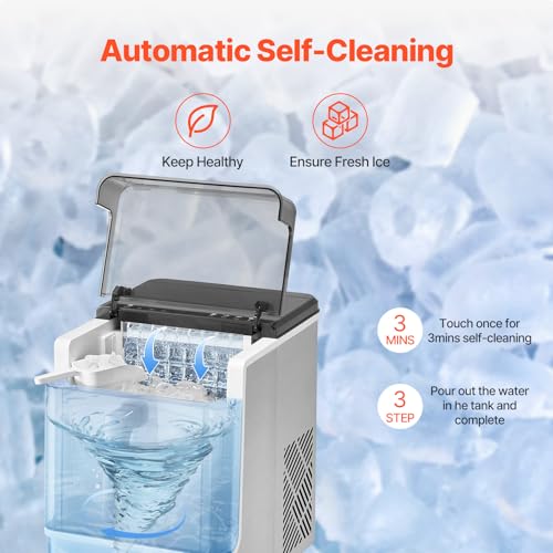 Countertop Ice Maker with Ice Scoop and Basket O645469